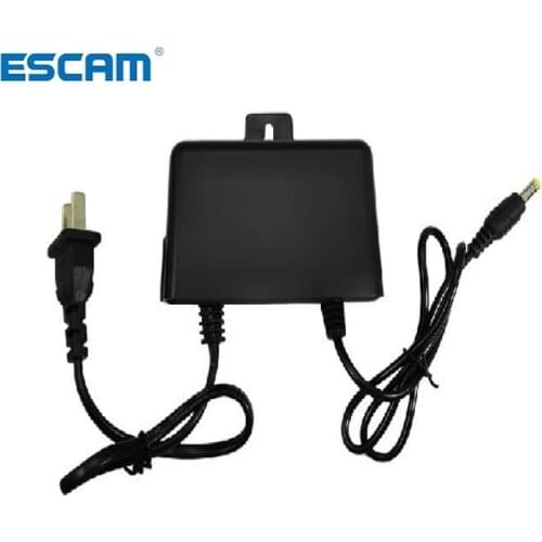 ESCAM 12V 2A Waterproof Power Supply AC/DC Adapter for CCTV Security Camera