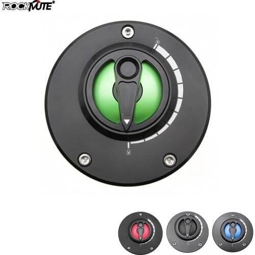 Motorcycle Pointer Keyless Fuel Tank Cap For Kawasaki Z750R Z800 ZX-6R ZX-10R ZX-14 ZX-14R Twist off Nimble Quick Lock Gas Cover