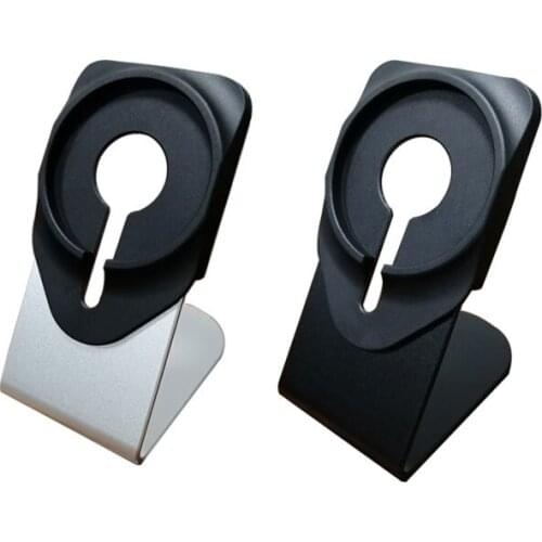 Non-slip Aluminum Alloy Stand Mount Holder Cradle for -iPhone 12 Mini Pro Max Type-C Magnetic Wireless Phone Charger