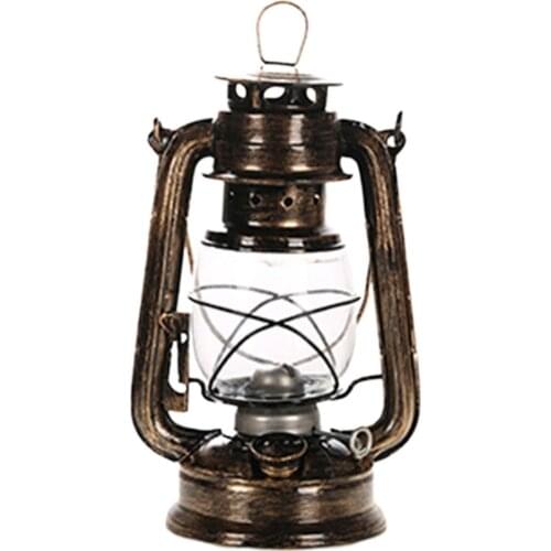 2021 NEW Retro Design Classic Kerosene Lamp Handheld Kerosene Lanterns Wick Portable Lights Portable Lights Adornment Lamp