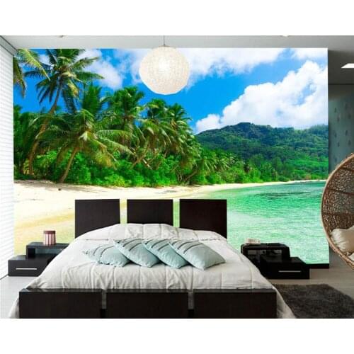 Custom 3D landscape wallpaper, bay jungle murals for living room bedroom sofa background decoration wallpaper