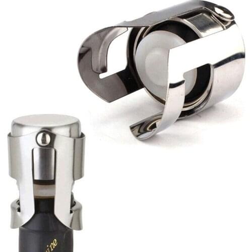Quevinal Stainless Steel Champagne Stopper Sparkling Wine Bottle Plug Sealer Free Shipping&Wholesales