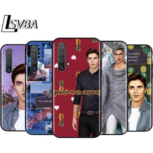 Romance Club for OPPO Realme V15 X5 X3 X50 X7 X2 C17 C11 C3 C2 7 7i 6 6S 6i 5 3 2 Pro Soft Black Phone Case