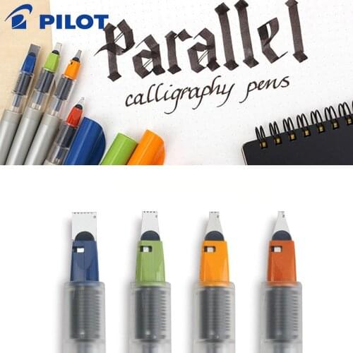Pilot parallel pen art fountain Gothic Arabic calligraphy with 12 color ink cartridges 1.5 2.4 3.8 6.0mm