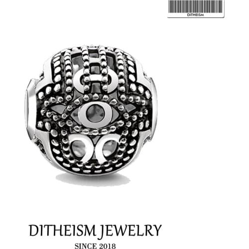 DIY Beads Hand of Fatima,2018 New Fashion Silver Jewelry Trendy Gift For Women Men Boy Girl Fit Bracelets Necklace Choker