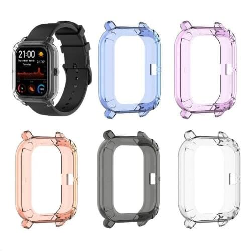 TPU Protective Cover Slim Bumper Shell Protector for Huami Amazfit GTS Watch Kit