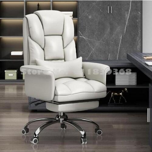 Business sofa seat comfortable sedentary backrest swivel chair home office boss chair study leisure desk computer chair