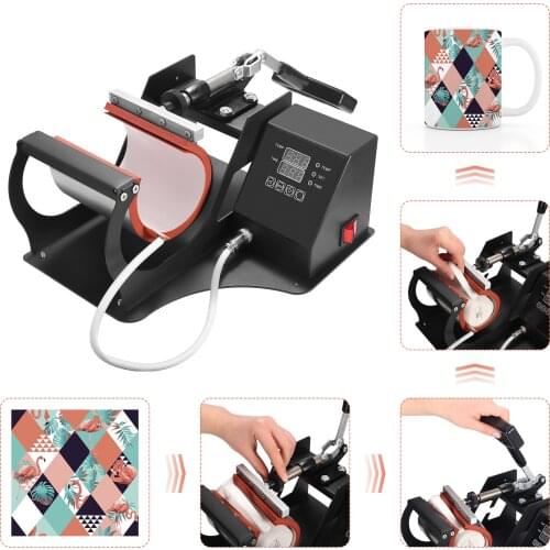 Smart Mug Heat Press Heat Transfer Machine For 11oz And 12oz Coffee Cups Mugs Printing Machine DIY Cup Heat Transfer Machine