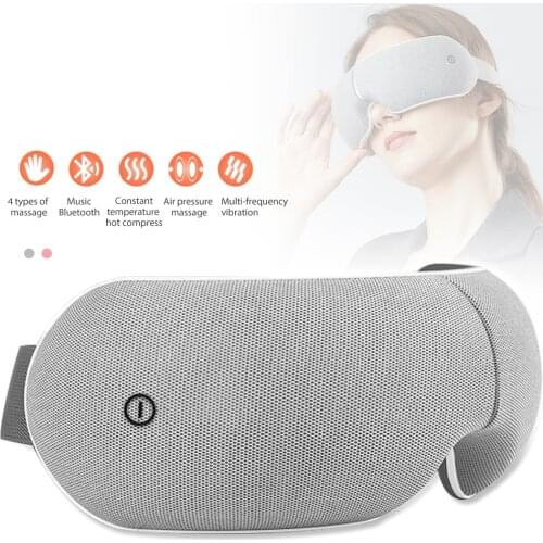 Smart Eye Massager Air Pressure Massage Vibration Eye Massager Eye Care Instrumen Hot Compress Bluetooth Music Relieves Fatigue