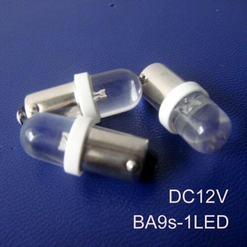High quality 12v led BA9S bulb,ba9s led indicating lamp,led light BA9S 12v Dashboard Warning Indicator free shipping 50pcs/lot