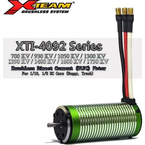 X-TEAM 4092 Series Brushless-DC-Motor Electromotor for Remote-Control RC Cars 1/8 Trial On-Road Buggy Monster Refit Upgrade