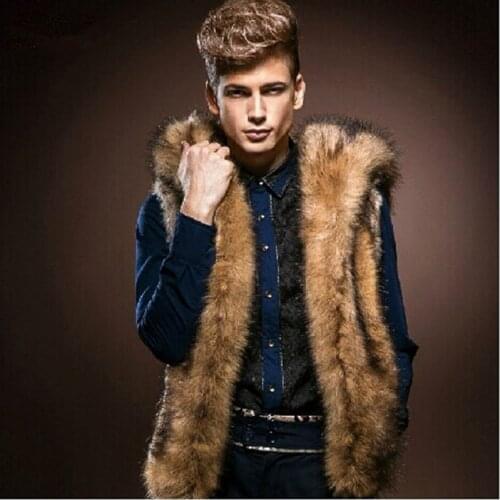 Zozowang Men's Fur Vests