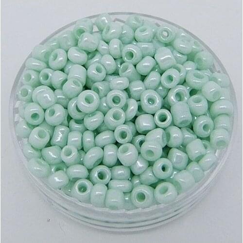 Free Shipping 100G Loose 2mm Czech Glass Seed Spacer beads Mint Green For Jewelry Making Craft DIY