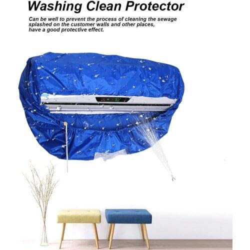 Air Conditioner Cleaning Cover With Water Pipe Waterproof Air Conditioner 1.5-3P Cleaning Dust Protection Cleaning Cover Bag New