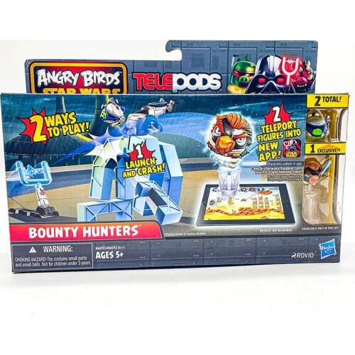 Hasbro Angry Birds Star Wars Telepods Luke Skywalker Boba Fett Nexu Reek Obi-Wan Kenobi Count Dooku Toys Model Figures Anime