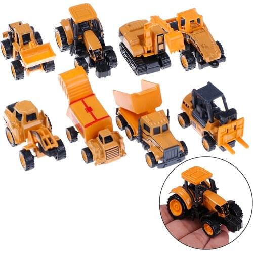 Mini Alloy Engineering Car Tractor Toy Dump Truck Model Cars For Children Boy Gift Classic Toy