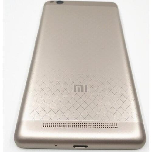 Original Metal Battery Door Cover Housing Back Cover With Side Buttons + Camera lens For Xiaomi Redmi 3