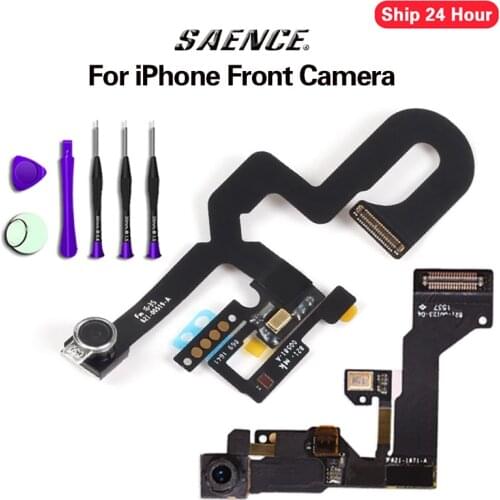 Original Small Front Camera For iPhone 5S SE 5 6 6s 7 8 Plus Proximity Sensor Face Front Camera Flex Cable Phone Repair Parts