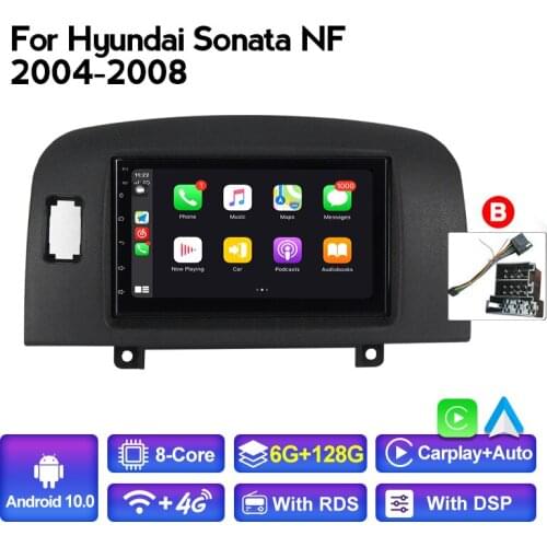 Suitable for Hyundai Sonata NF Android 10.0 system touch screen smart car multimedia player radio DSP RDS 2DIN NO DVD