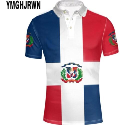 DOMINICA youth free custom name number dma Polo shirt nation flag spanish Dominican Dominicana print photo logo clothing