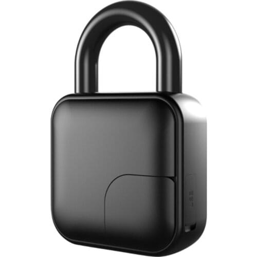 USB Rechargeable Smart Lock Tuya App Smart Keyless Fingerprint Lock Ip66 Waterproof And Anti-Theft Security Padlock