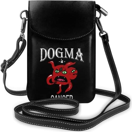 Dogma Shoulder Bag Reusable Leather Outdoor Women Bags Student Gift Purse