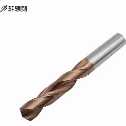 Carbide Drill Bit Hole 5xD with 2 Internal Coolants Holes High Quality 3mm 4mm 5mm 6mm 7mm 8mm Twist Drill Bit Water