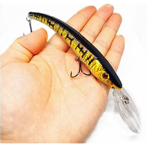 1PCS Wobbler Fishing Lure Big Crank Bait Minnow Bass Hard Bait16g/155mm Artificial Bait Swimming Pike Perch Carp Fishing tackle