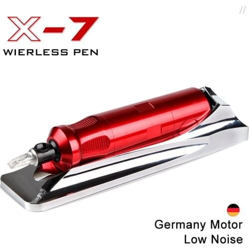 Rotary Tattoo Machine X7 Germany Powerful Motor for Tattoo Artist Shading and Liner Wireless Tattoo Power Supply