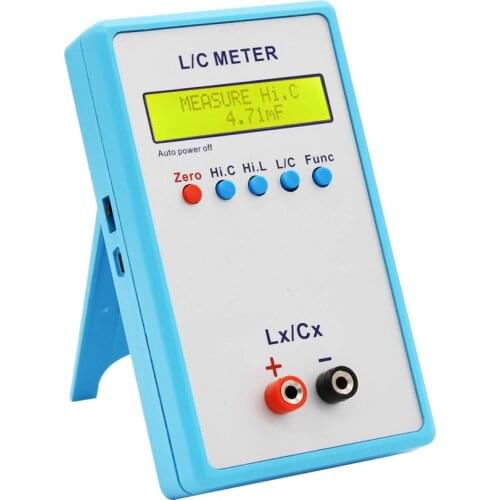 LC-200A High Precision Inductance Capacitance Meter Handheld Inductance Meter Capacitance Meter LC Digital Bridge Tester