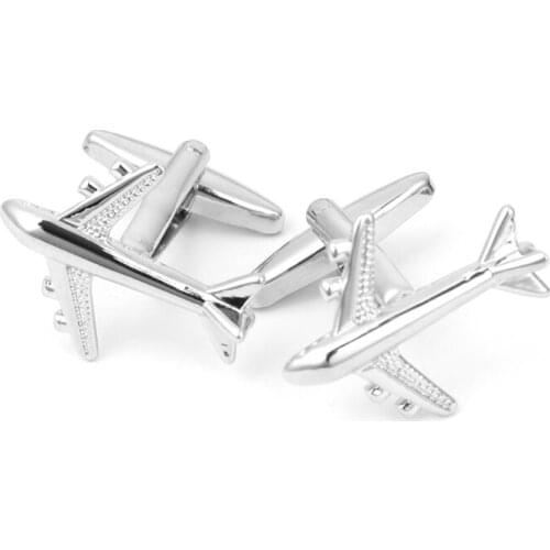 Novelty Airplane Wedding Party Suit Shirt Mens Cufflink Cuff Links men Wedding cufflinks Business Shirt Cufflink/Tie pin