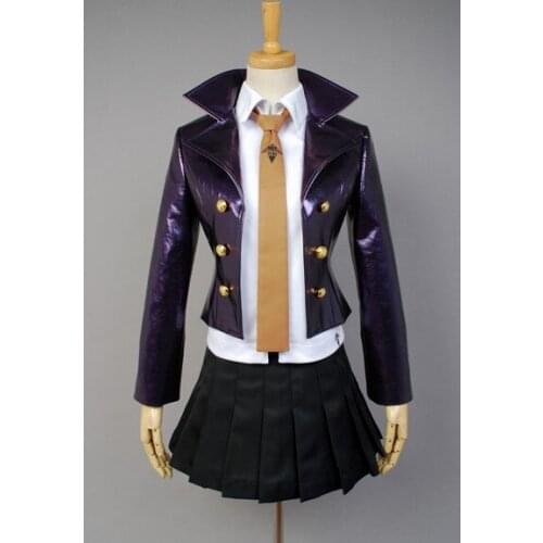 Danganronpa Dangan Ronpa Kyoko kirigiri kyouko Cosplay Costume Women Girls Jacket Skirt Outfit Halloween Carnival Costume