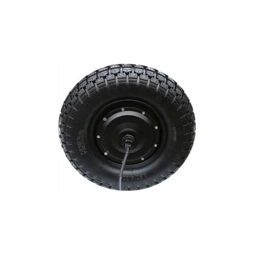 16 inch high load 300kg 48V 800W 40N.m 200RPM dc brushless robot encoder electric wheel hub servo motor for agricultural AGV