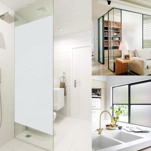 45/60*100cm PVC Frosted Glass Sticker Waterproof No Glue Window Film Privacy Protect Sticker for Office Bathroom Bedroom Shop