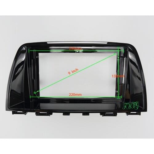 9 INCH Car Audio Frame GPS Navigation Fascia Panel Car dvd Plastic Frame Fascia is suitable for 2014-2016 MAZDA ATENZA