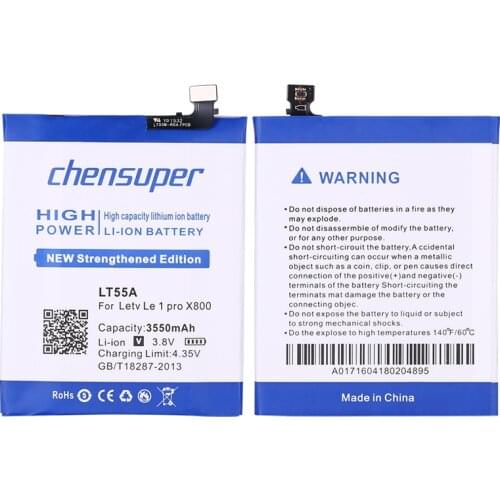 NEW 3550mAh LT55A Battery for Letv Le 1 pro X800 Le one pro X800 cell phone battery+Free tools
