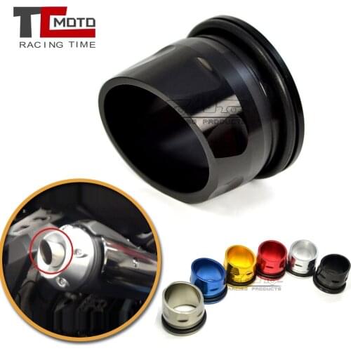 Motorcycle accessories CNC Aluminum Exhaust Tip Cover For Yamaha T-max 530 T MAX TMAX 530 2012 2013 2014 2015 2016
