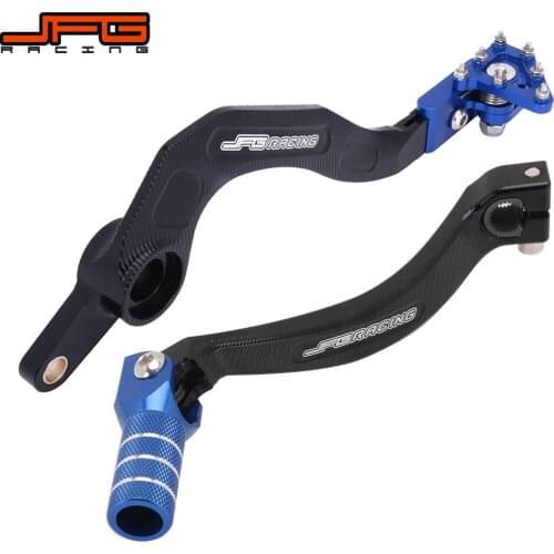 Motorcycle CNC Aluminum Shifter Shift Pedal Lever Rear Foot Brake Pedal Lever For YAMAHA YZ250F YZF250 2010 2011 2012 2013