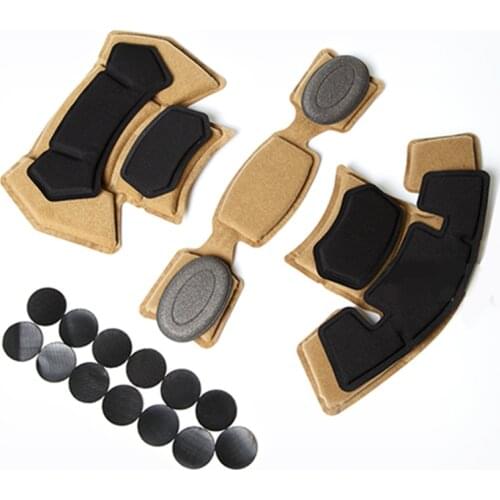 165 mm haughty rebound sponge + TPU + high elastic EVA double-sided velvet EX Ballistic Helmet pads TB1269