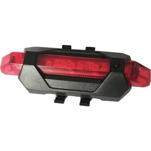 Bike Bicycle light Rechargeable LED Taillight USB Rear Tail Safety Warning Cycling light Portable Flash lamp Super Bright L003A