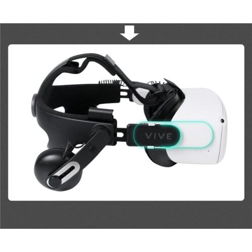 Audio Adapter Kit Smart Connector For Oculus Quest 2 Head Band Connector For HTC VIVE Headband Headset Adapter VR Accessories