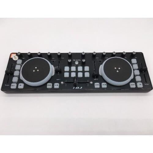 ICON i DJ touch controlled mini USB MIDI/DJ controller, small DJ controller based on the turntable paradigm
