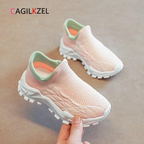 CAGILKZEL Sneakers Girls Shoes Kids Sport Shoes Lightweight Boys Girls Casual School Trainers Children Breathable Shoes Boys