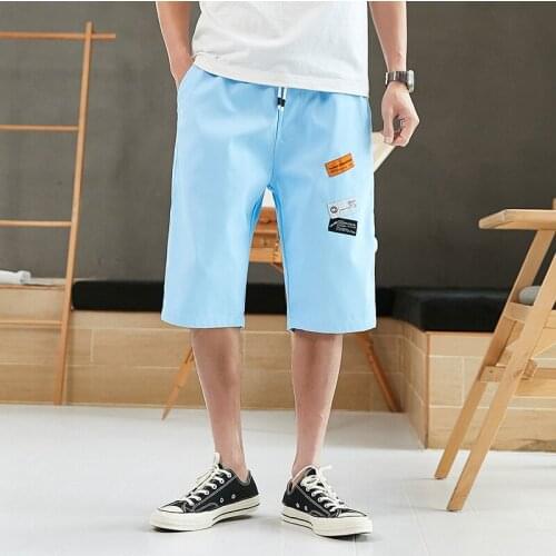 Ruppshch 2021 Summer Solid Casual Shorts Men Cargo Shorts Plus Size 4Xl Beach Shorts M-8Xl
