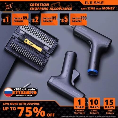 Xiaomi Zai Hause Home Repair Tool Set For Electrician Integrated Storage Safe and Portable 4V Torque Adjusting Screw Driver