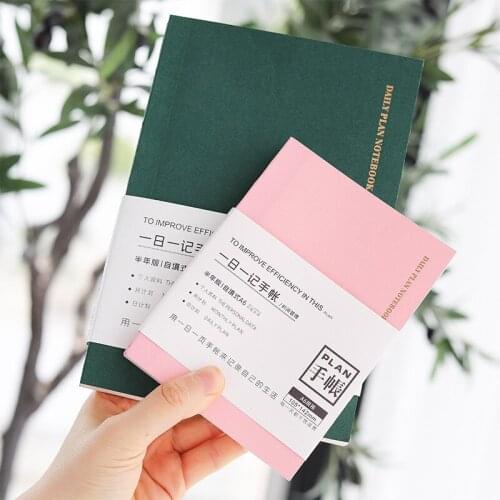 One Page One Day Diary 2021 Undated Timeline Agenda Book A6A5 Personal Monthly Daily Plan Planner Schedule Notepad