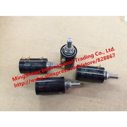 Original new 100% MOD 510 50K 10 Ring - turn potentiometer (SWITCH)