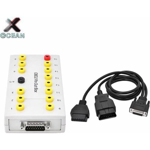 Professional OBD2 Pin Out Box Breakout Box Tester Diagnostic OBD2 Pin Connector Covere All Test Points High Quality