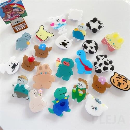 Cute Acrylic Foldable Kickstand Mobile phone Holder for iPhone iPad for Samsung For Huawei Phone Case Glue stand Tablet Carrier