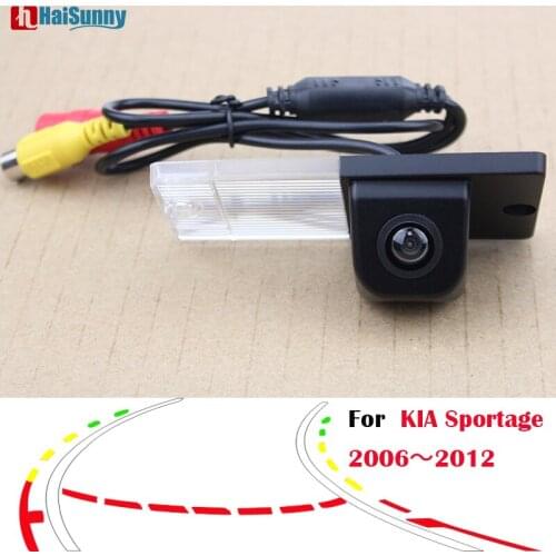HaiSunny Intelligent Dynamic Trajectory Tracks night vision Rear View Camera For Kia Sportage 2006 2007 2008 2009 2010 2011 2012